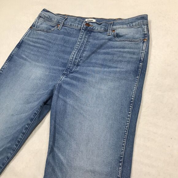 WRANGLER 626 Jeans Women 33x30 Westward High Rise Boot Light Wash Denim Blue - Picture 5 of 16